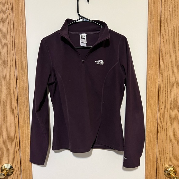 The North Face Tops - The North Face Purple Fleece 1/4 zip Small